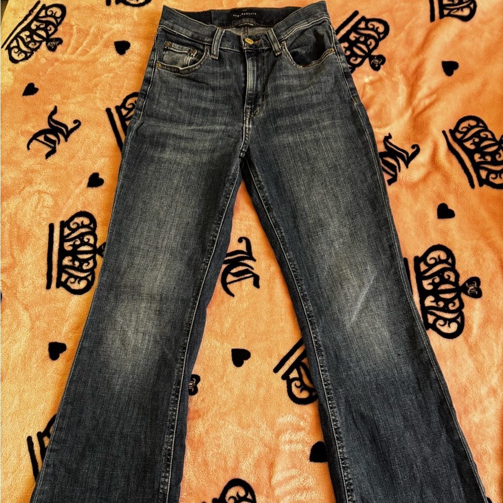 Classic Dark Blue Denim Women's Jeans